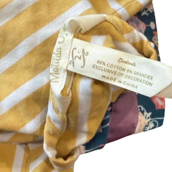 Matilda Jane Wonderment Time for Fun Tunic Top Size 2 Yellow Stripe Clock Print - Picture 5 of 11